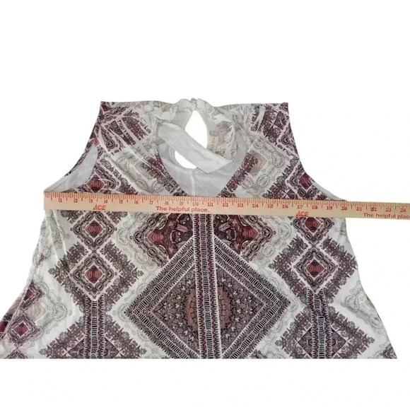 Altar'd State Women's  Multicolor Keyhole V Neck Sleeveless Dress  Sz Large - Picture 4 of 10